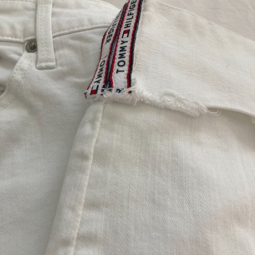 NWOT Tommy Hilfiger White Denim Cropped pants - Picture 4 of 4